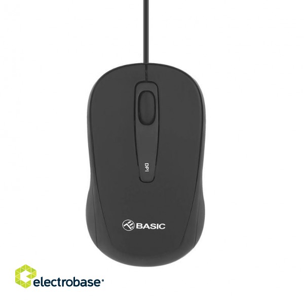 Tellur Basic Wired Mouse mini USB black image 1