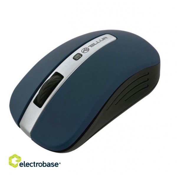 Tellur Basic Wireless Mouse, LED dark blue image 1