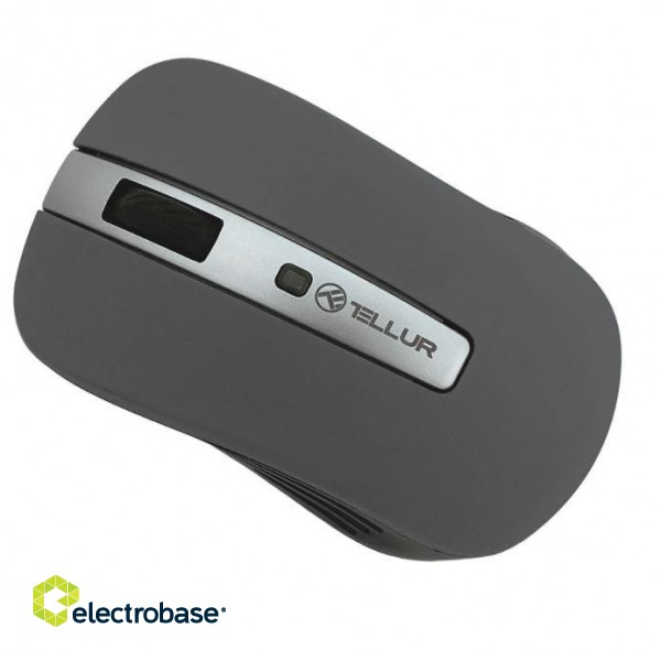 Tellur Basic Wireless Mouse, LED dark grey image 2