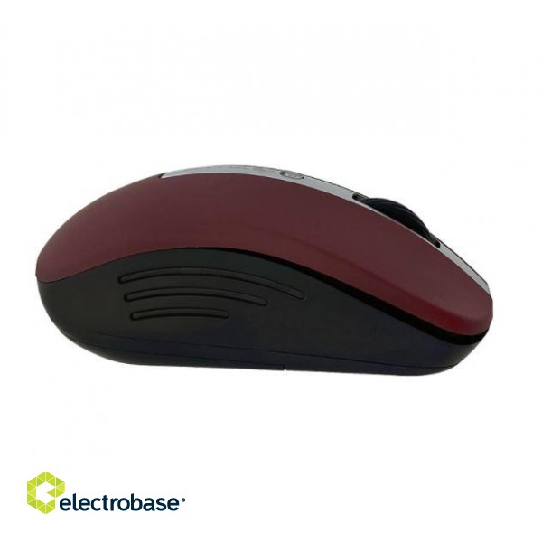 Tellur Basic Wireless Mouse, LED dark red фото 3