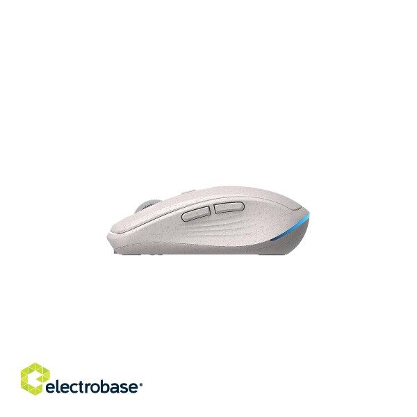 Tellur Green Wireless Mouse Nano Reciever Creame image 2