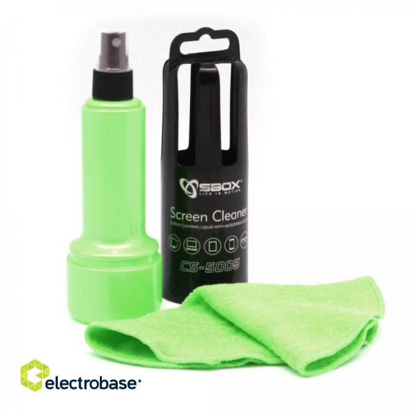 Sbox Screen Cleaner 150ml CS-5005G green image 2