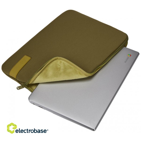 Case Logic 4691 Reflect Laptop Sleeve 13.3 REFPC-113 Capulet Olive/Green Olive paveikslėlis 4