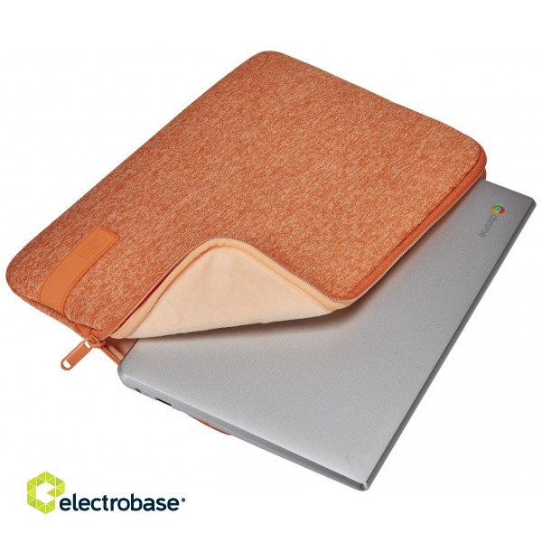 Case Logic 4692 Reflect Laptop Sleeve 13.3 REFPC-113 Coral Gold/Apricot image 4