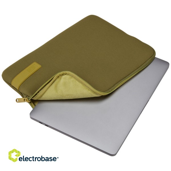 Case Logic 4686 Reflect MacBook Sleeve 13 REFMB-113 Capulet Olive/Green Olive paveikslėlis 4