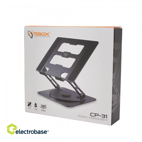 Sbox CP-31 Laptop stand 360 Rotation image 7