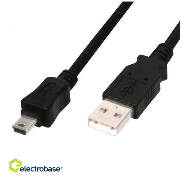 Sbox USB-MINI-2/R USB A-MINI USB M/M 2M paveikslėlis 1