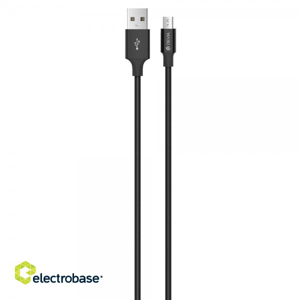 Devia Pheez Series Cable for Micro USB (5V 2.4A,1M) black