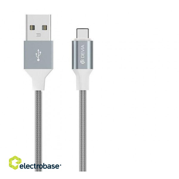 Devia Pheez Series Cable for Micro USB (5V 2.4A,1M) grey