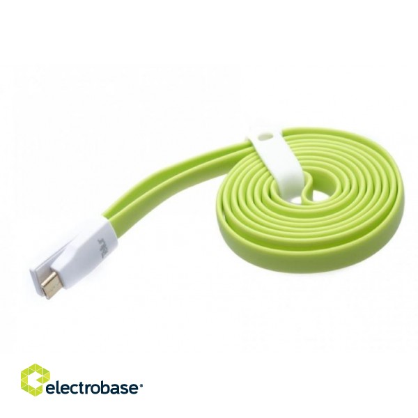 Tellur Data cable Magnetic, USB to Micro USB, 1.2m green paveikslėlis 3
