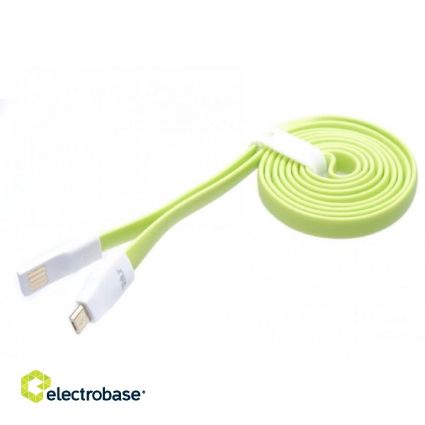 Tellur Data cable Magnetic, USB to Micro USB, 1.2m green фото 4