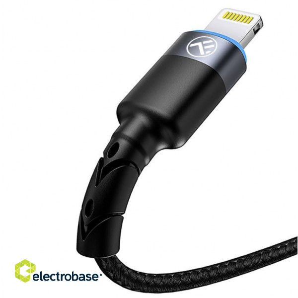 Tellur Data Cable USB to Lightning with LED Light 2m Black paveikslėlis 4