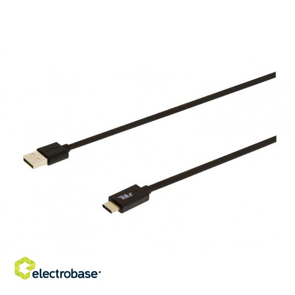 Tellur Data cable, USB to Type-C, 1m black image 2