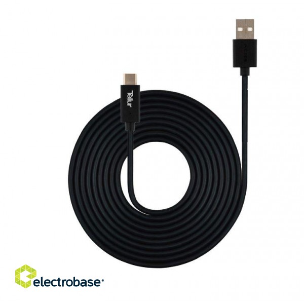 Tellur Data cable, USB to Type-C, 1m black image 3