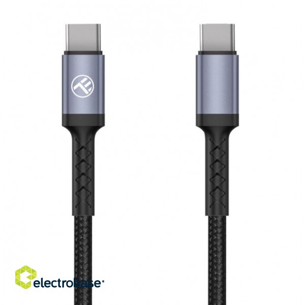 Tellur Type-C To Type-C Cable 3A 60W 1m Black image 1