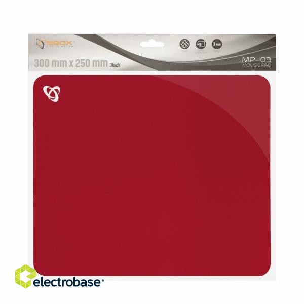 Sbox MP-03R Gel Mouse Pad red paveikslėlis 3