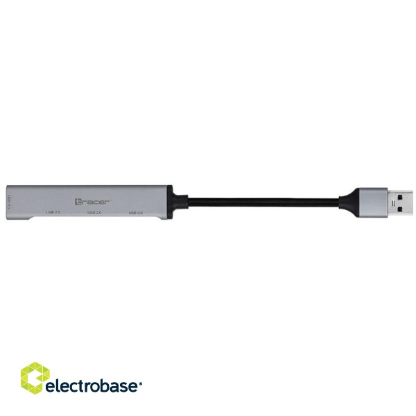 Ноутбуки, аксессуары // USB Hubs | USB Docking Station // HUB TRACER USB  3.0, H41, 4 ports фото 3