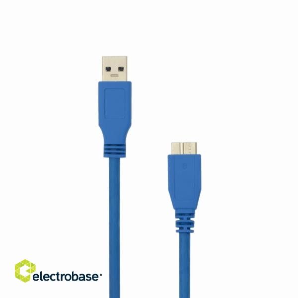 Sbox USB 3.0 A. -> Micro USB 3.0 B. M/M 1.5M USB30-MICROUSB paveikslėlis 2