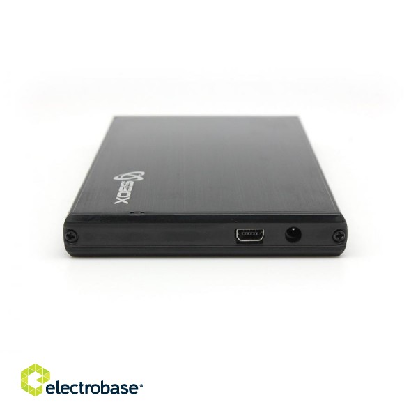 Sbox HDC-2562B 2.5 External HDD Case Blackberry Black image 3