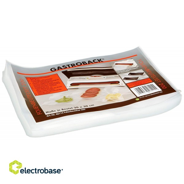 Gastroback 46115 Vaccum Sealer Bags 20x30cm image 1