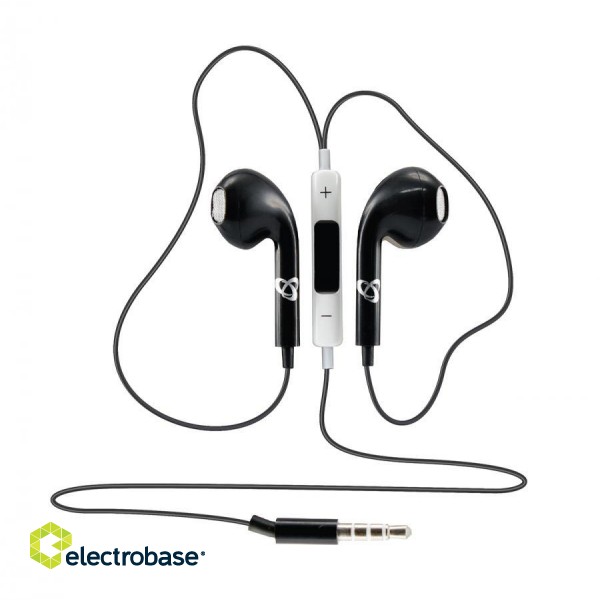 Sbox iN ear Stereo Earphones iEP-204B black paveikslėlis 1