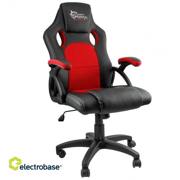 White Shark Gaming Chair Kings Throne black/red Y-2706 image 1