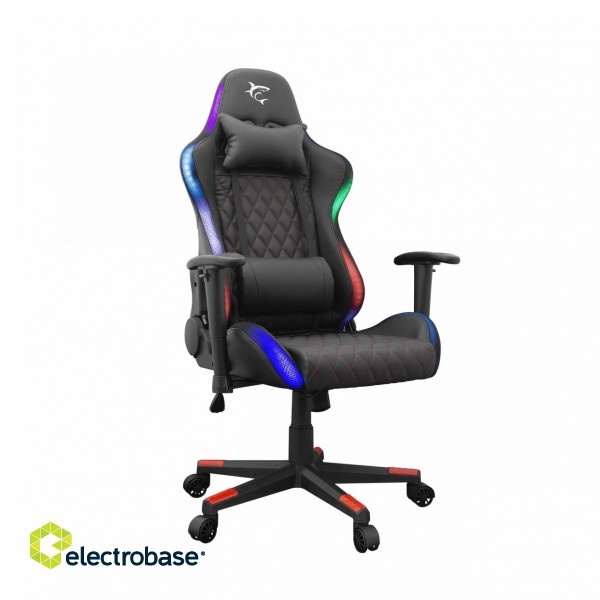 White Shark GC-90042 Gaming Chair Thunderbolt Black/Red paveikslėlis 1