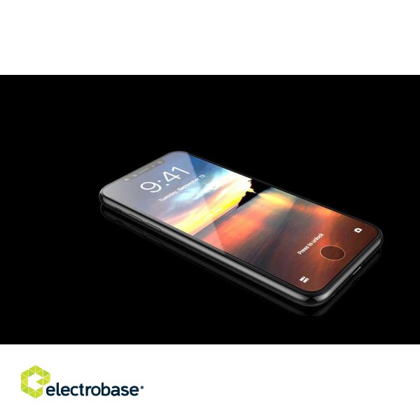 Devia Van Entire View Full Tempered Glass iPhone XR (6.1) black (10pcs) paveikslėlis 2