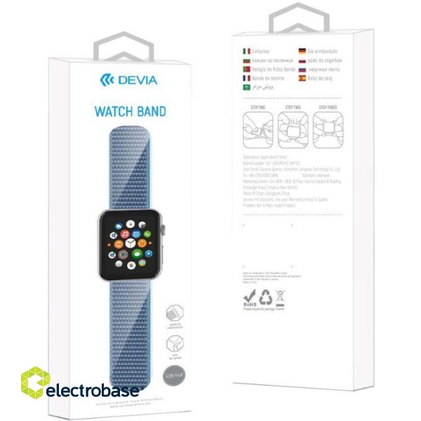 Devia Deluxe Series Sport3 Band (40mm) for Apple Watch black фото 4