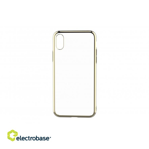 Devia Glitter soft case (TPU) iPhone XS/X(5.8) gold paveikslėlis 1