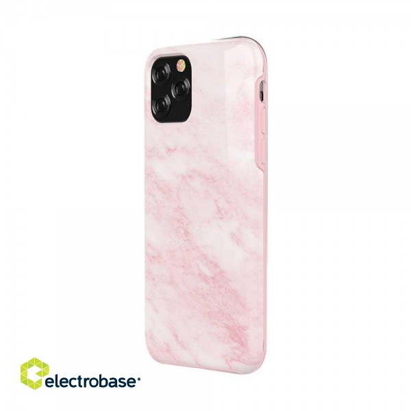 Devia Marble series case iPhone 11 Pro pink image 3