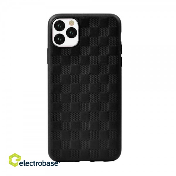 Devia Woven2 Pattern Design Soft Case iPhone 11 Pro Max black image 1