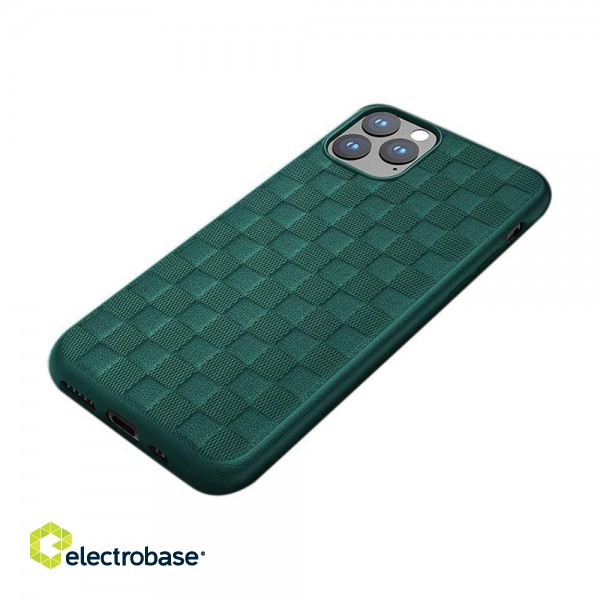 Devia Woven2 Pattern Design Soft Case iPhone 11 Pro green image 2