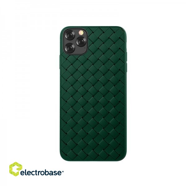 Devia Woven Pattern Design Soft Case iPhone 11 Pro Max green paveikslėlis 1
