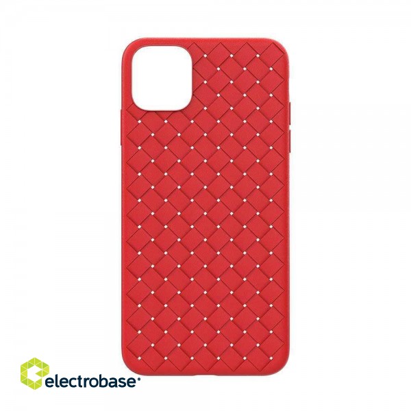 Devia Woven Pattern Design Soft Case iPhone 11 Pro red image 2