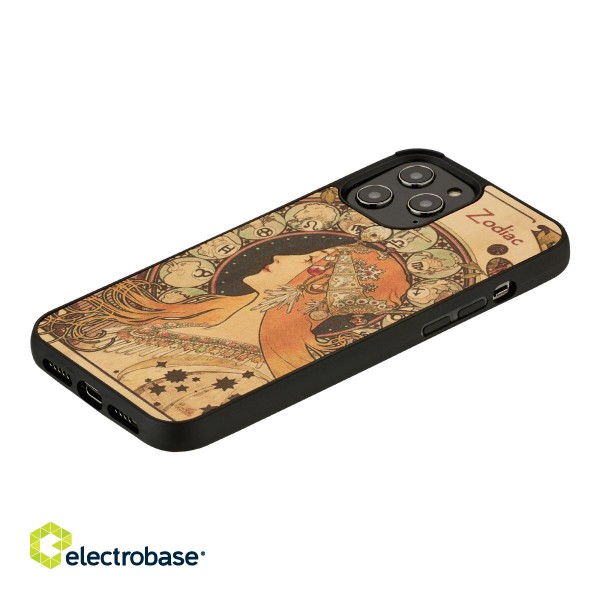 MAN&WOOD case for iPhone 12/12 Pro zodiac black image 2