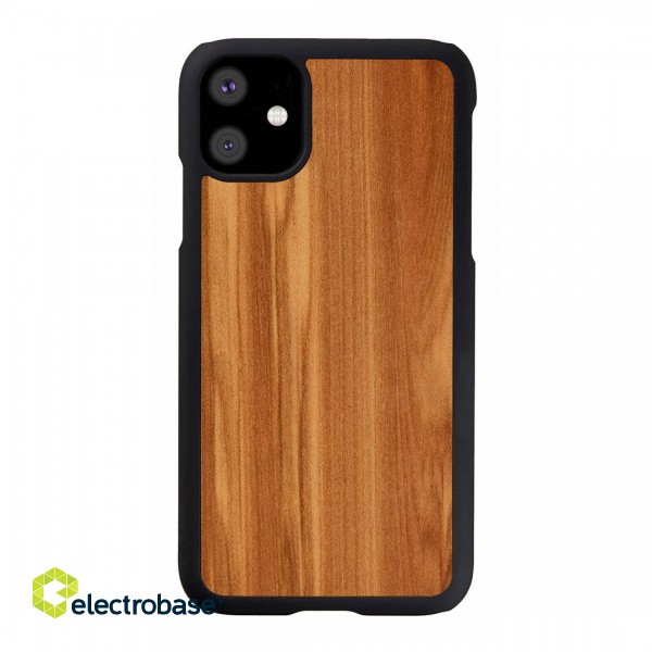 MAN&WOOD SmartPhone case iPhone 11 cappuccino black фото 1