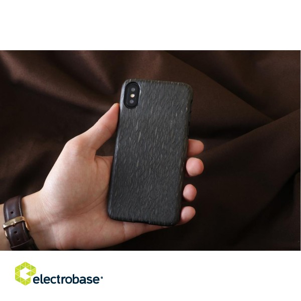 MAN&WOOD SmartPhone case iPhone X/XS carbalho black image 3