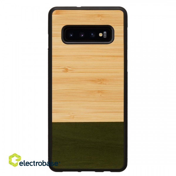 MAN&WOOD SmartPhone case Galaxy S10 Plus bamboo forest black image 1