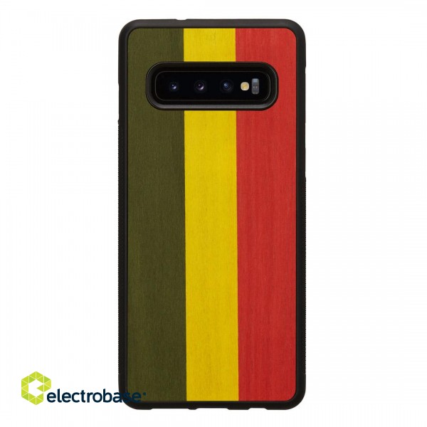 MAN&WOOD SmartPhone case Galaxy S10 reggae black фото 1