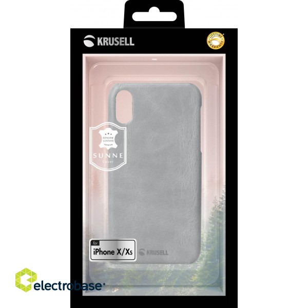 Krusell Sunne Cover Apple iPhone XS vintage grey image 6