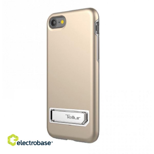 Tellur Cover Premium Kickstand Ultra Shield for iPhone 7 gold paveikslėlis 1