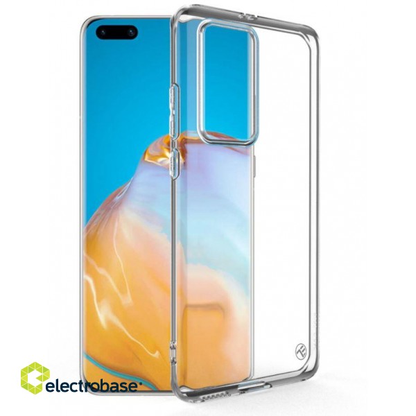 Tellur Cover Basic Silicone for Huawei P40 Pro transparent image 1