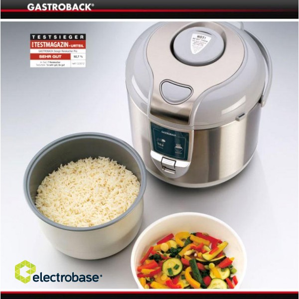 Gastroback 42518 Design Rice Cooker Pro image 3