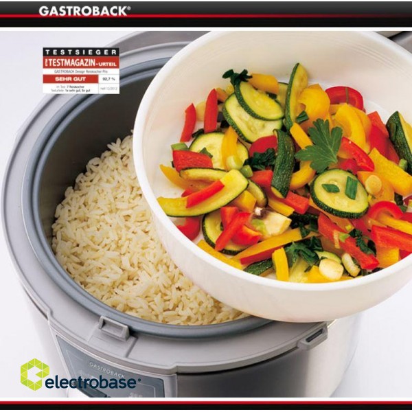Gastroback 42518 Design Rice Cooker Pro image 4