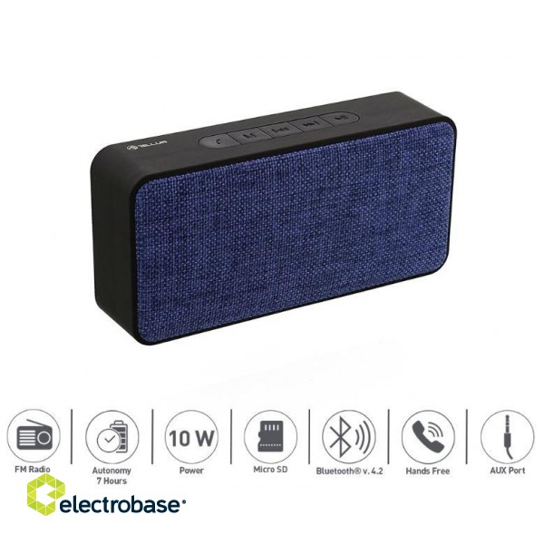 Tellur Bluetooth Speaker Lycaon gray image 5