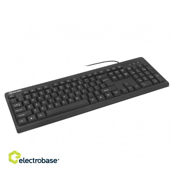 Tellur Basic Wired Keyboard US, USB black image 2