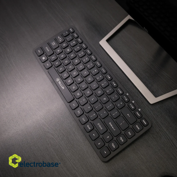 Tellur Mini Wireless Keyboard Black фото 10