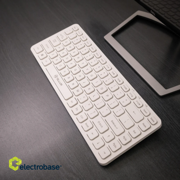 Tellur Mini Wireless Keyboard White image 7