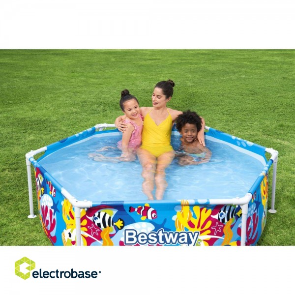Bestway 5618T Steel Pro UV Careful Splash-in-Shade Play Pool image 9